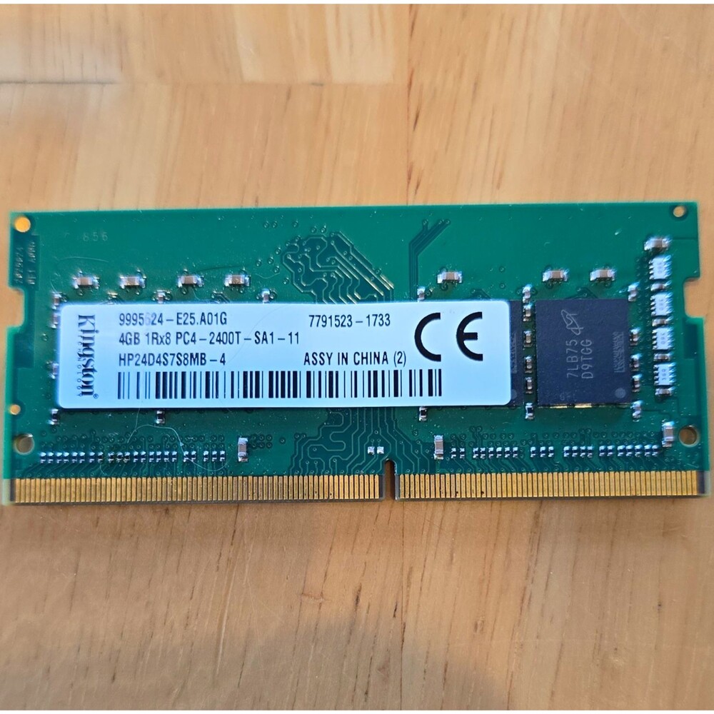 Kingston 4GB DDR4 PC4-2400T SO-DIMM 260-Pin Non-ECC RAM HP24D4S7S8MB-4